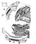 Diagram Fascia, Front. for your 2007 Dodge Durango