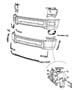 Diagram Bumper, Front for your 2007 Dodge Avenger