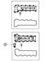 Diagram Cylinder Head Covers 4.7L [4.7L V8 FFV ENGINE]. for your 2009 Jeep Compass