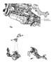 Diagram Engine Mounting Left Side 4WD 4.7 [4.7L V8 FFV ENGINE]. for your 2002 Chrysler 300 M