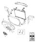 Diagram Radiator and Related Parts Gas. for your Dodge Dakota