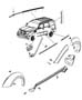 Diagram Exterior Ornamentation. for your 2024 Chrysler PACIFICA L HYBRID