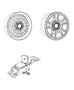 Diagram Spare Wheel Storage. for your 2025 Jeep Gladiator