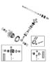 Diagram Differential Assembly. for your 2009 Jeep Wrangler UNLIMITED X