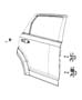 Diagram Rear Door, Shell and Hinges. for your Chrysler 300 M