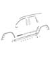 Diagram Exterior Ornamentation. for your 2017 Jeep Cherokee LATITUDE 2.4L I4 A/T 4X4