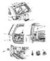 Diagram Liftgate. for your 1997 Jeep Cherokee