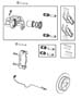 Diagram Brakes, Rear, Disc. for your 2025 Jeep Gladiator