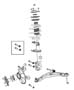 Diagram Suspension, Front. for your 2023 Jeep Wrangler