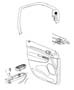 Diagram Front Door Trim Panels. for your 2001 Chrysler 300 M