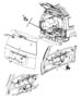 Diagram Liftgates,Patriot. for your 2006 Jeep Grand Cherokee