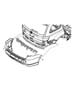 Diagram Fascia, Rear. for your 2022 RAM 1500 Rebel Extended Cab 3.6L V6 4WD