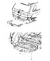 Diagram Tow Hooks and Hitch, Rear. for your 2007 Dodge Nitro SXT