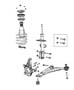 Diagram Suspension, Front. for your 2017 Jeep Cherokee