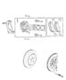 Diagram Brakes,Rear,Disc. for your 2012 RAM 1500 LARAMIE CREW CAB 5.7L Hemi V8 4WD