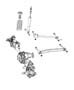 Diagram Suspension, Front, Springs,Shocks,Control Arms. for your 2023 Jeep Wrangler Willys Sport