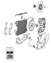 Diagram Radiator and Related Parts. for your 2001 Jeep Wrangler