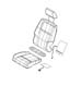 Diagram Front Seat - Bucket - Trim Code [E7]. for your 2003 Chrysler 300 M