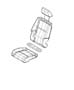 Diagram Front Seat - Bucket - Trim Code [HL]. for your 2000 Chrysler 300 M