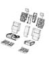 Diagram Rear Seat - Split Seat - Trim Code [E5]. for your 2003 Chrysler 300 M