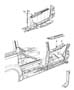 Diagram Cowl Side Panel and Scuff Plates. for your 2000 Chrysler 300 M