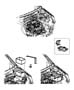 Diagram Battery, Tray and Support. for your Chrysler Town & Country