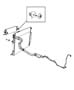 Transmission Oil Cooler and Lines. Diagram