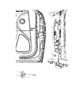 Diagram Front Door, Shell and Hinges. for your Chrysler 300 M