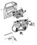 Diagram Front Door, Hardware Components, Charger. for your 2001 Chrysler 300 M