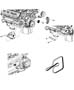 Generator/Alternator and Related Parts 5.7L, [5.7L V8 HEMI MDS VCT Engine]. Diagram