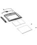 Diagram Sunroof Glass and Component Parts [Power Sunroof]. for your 2000 Chrysler 300 M