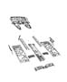 Diagram Front Floor Pan. for your 2000 Chrysler 300 M