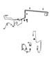 Diagram Front Brake Lines and Hoses. for your 2007 Dodge Durango