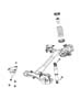 Diagram Suspension, Rear. for your 2003 Chrysler 300 M