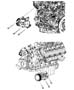 Diagram A/C Compressor Mounting. for your 2009 RAM 4500