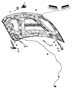 Diagram Hood and Related Parts. for your 2008 Dodge Dakota