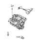 Diagram Spark Plugs, Cables, and Ignition Wires. for your 2002 Dodge Ram 1500 QUAD CAB 4.7L Magnum V8 A/T