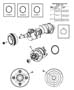 Diagram Crankshaft, Crankshaft Bearings, Damper And Flywheel 4.7L [4.7L V8 Engine]. for your Jeep Grand Cherokee