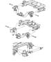 Diagram Tow Hooks and Hitches, Rear. for your RAM 2500