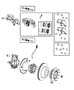 Diagram Brakes,Front. for your 2023 Jeep Cherokee X