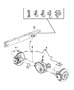 Diagram Brake Tubes and Hoses,Rear and Chassis. for your RAM C/V