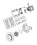 Diagram Brakes, Rear Disc. for your 2004 Chrysler 300 M