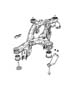 Diagram Crossmember, Rear Suspension. for your Jeep Compass