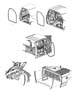 Diagram Body Weatherstrips and Seals. for your 2018 Jeep Compass LATITUDE