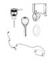 Diagram Receiver Modules, Keys, and Key FOBS. for your 2002 Chrysler 300 M