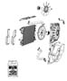 Diagram Radiator and Related Parts. for your 2016 Jeep Wrangler UNLIMITED SAHARA 3.6L V6 A/T 4X4