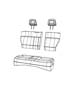 Diagram Rear Seat - Split Seat - Trim Code [C7]. for your Chrysler 300 M