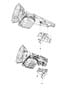 Diagram Mounting Supports. for your 2003 Chrysler 300 M