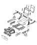 Diagram Second Row - Quad - Stow & Go for your 2007 Dodge Charger