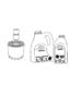 Diagram Engine Oil, Engine Oil Filter And Adapter 5.7L [5.7L V8 HEMI VVT Engine] Without MDS. for your 1992 Jeep Wrangler